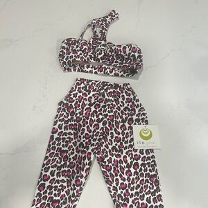 Kids Leopard Print - Pink and Black (Dance)